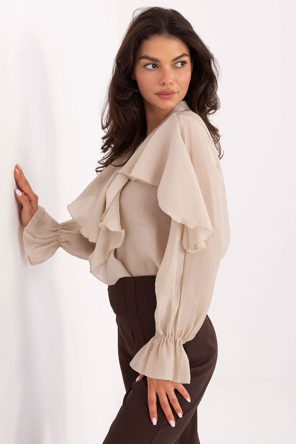  Langarm Hemd model 218413 Rue Paris 
