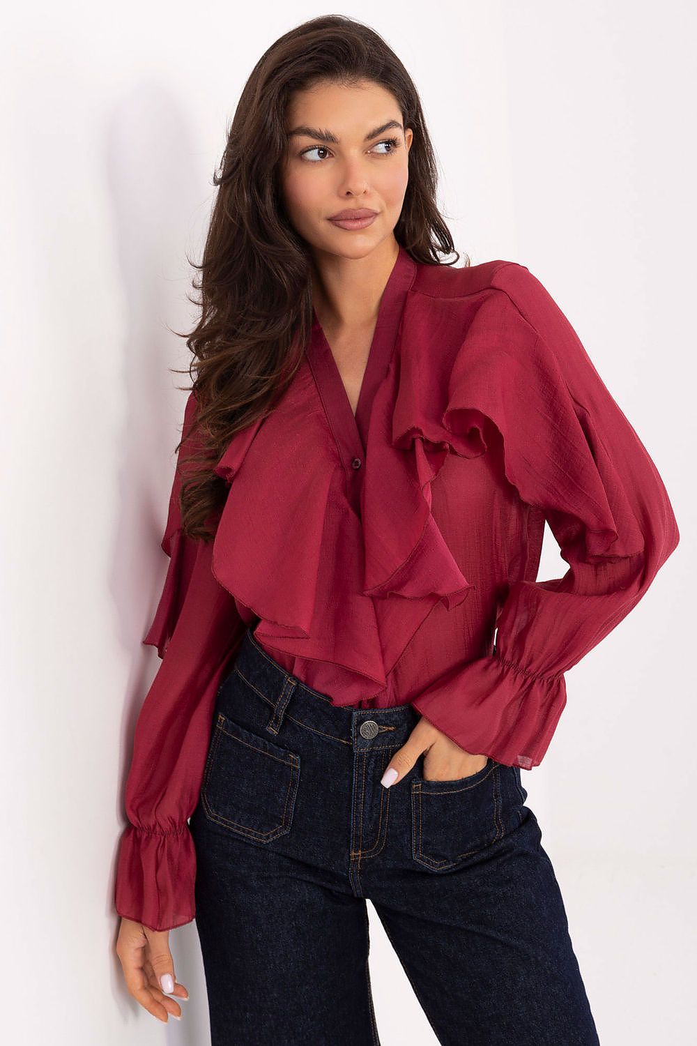  Langarm Hemd model 218414 Rue Paris 