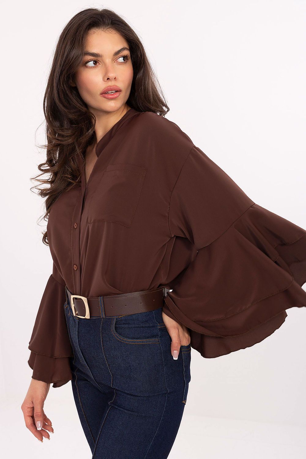  Langarm Hemd model 219625 Rue Paris 