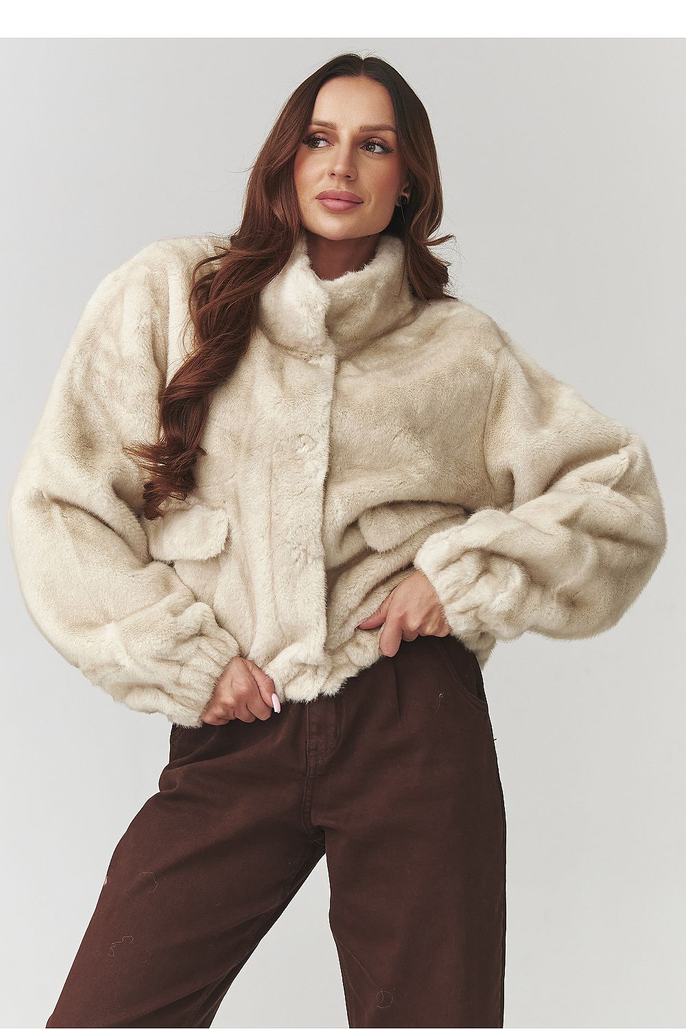  Jacke model 220779 Makadamia 