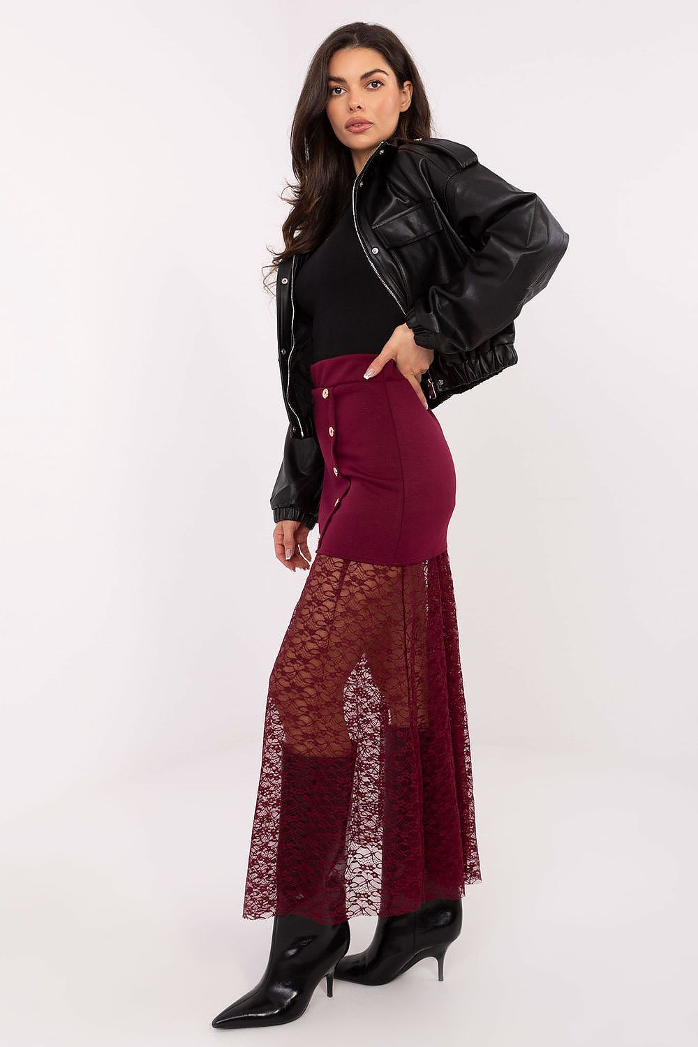  Langer Rock model 221593 Italy Moda 