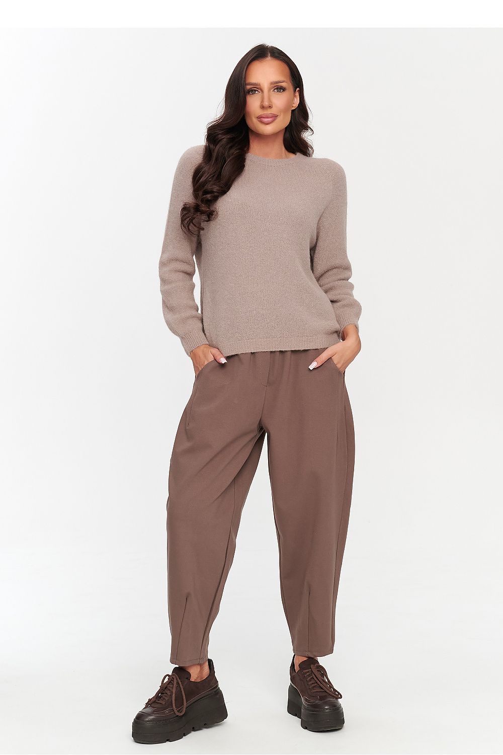  Pullover model 230853 Makadamia 