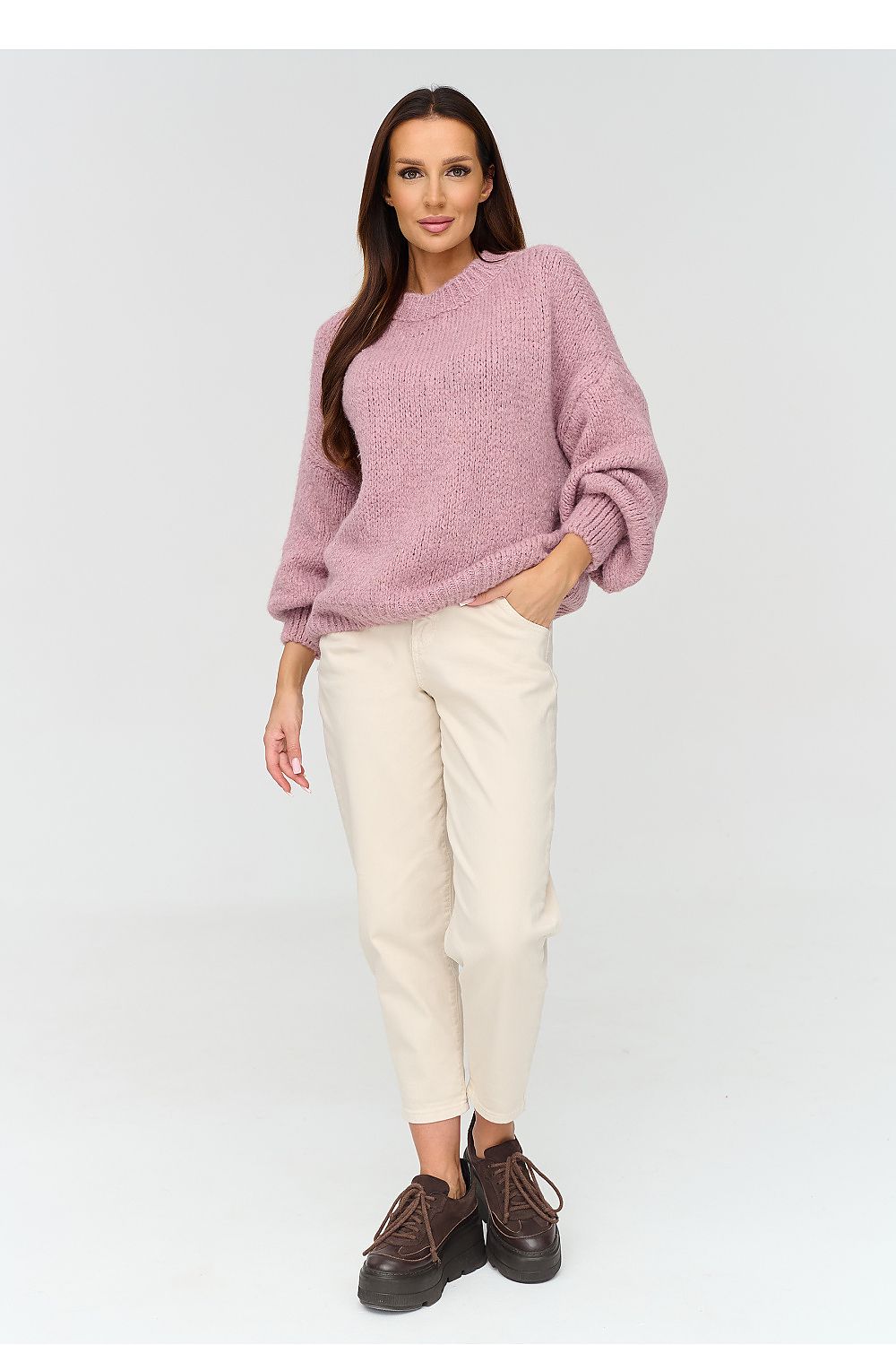  Pullover model 231990 Makadamia 