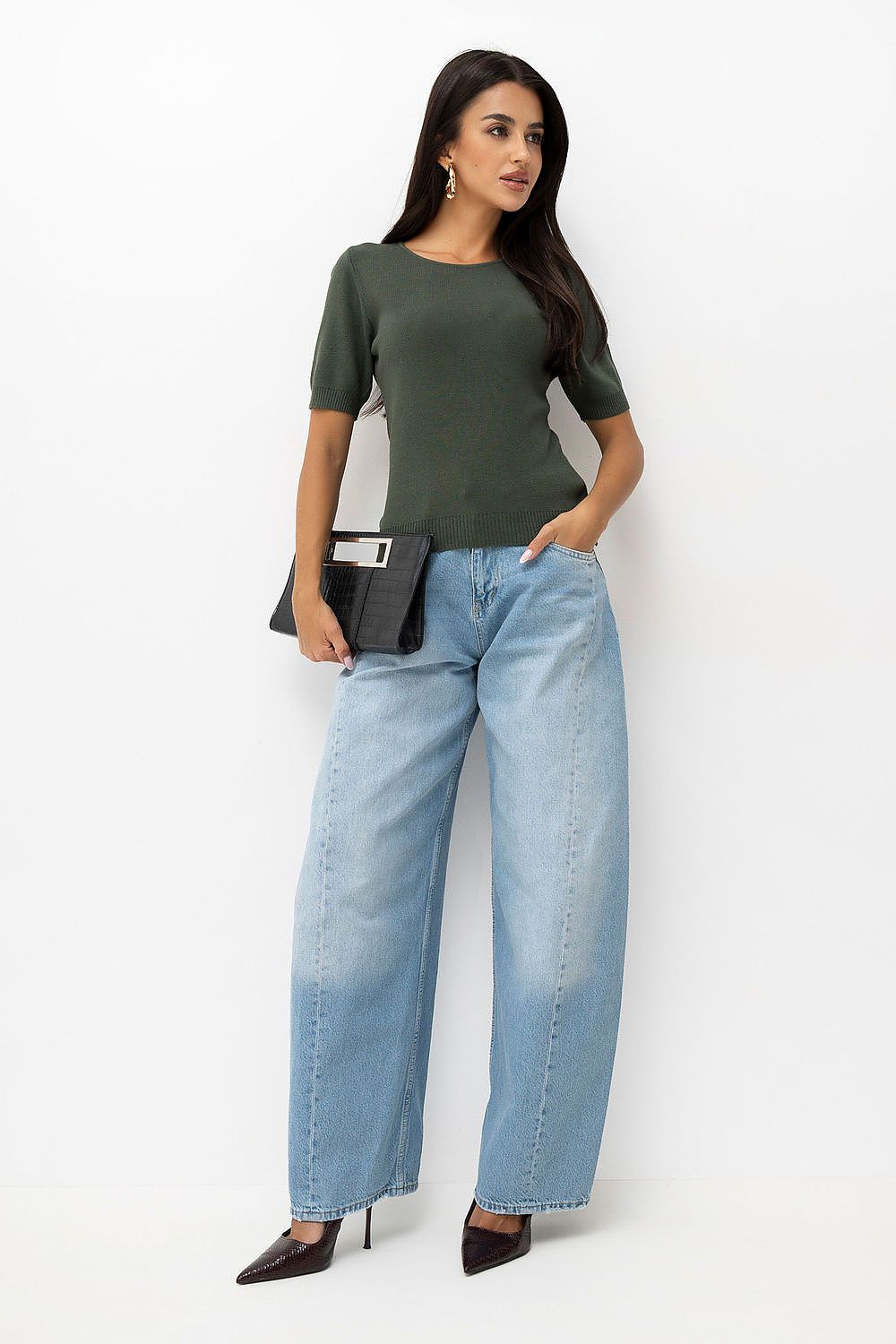  Kurzarm Pullover model 232581 Factory Price 