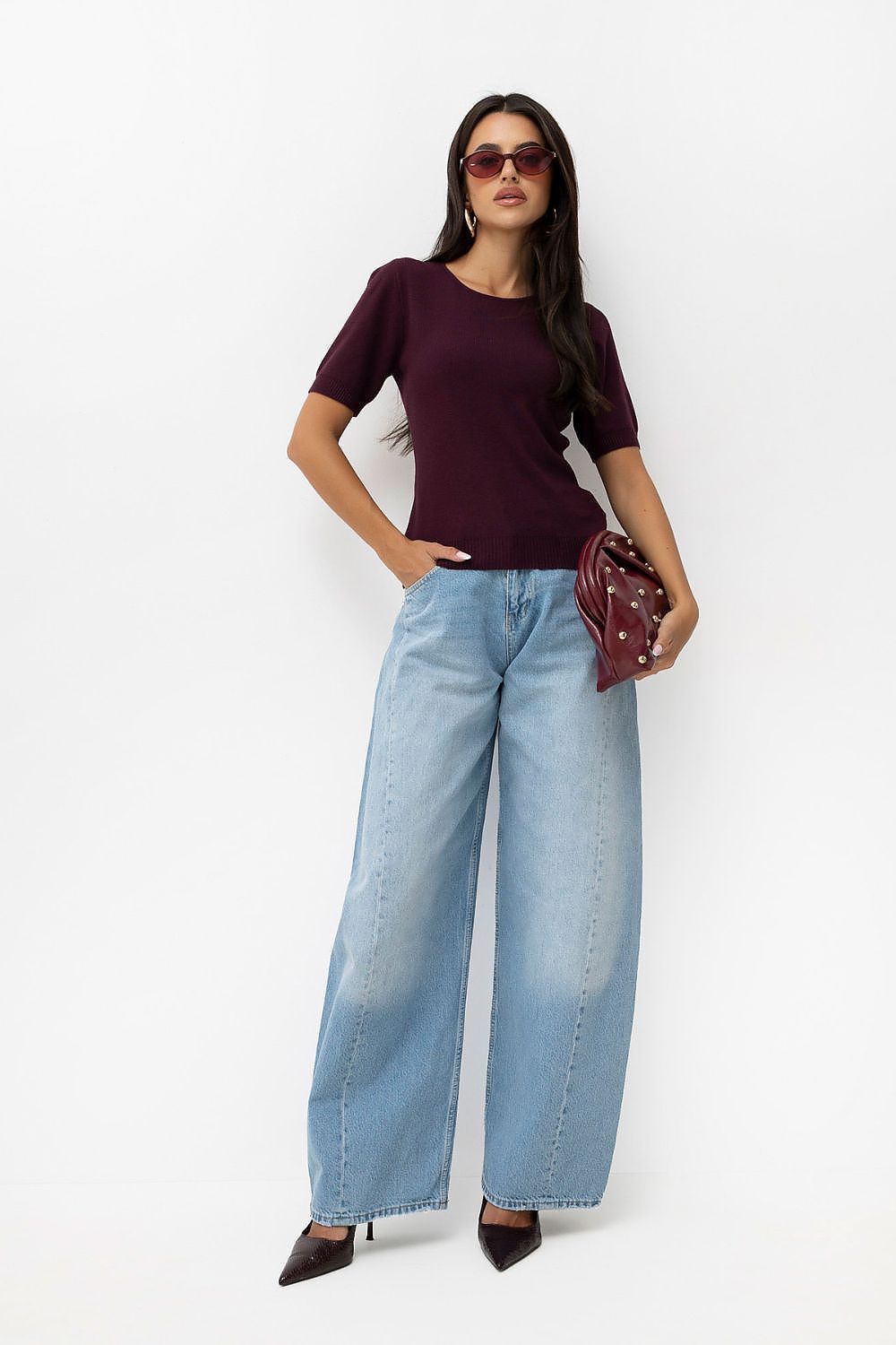  Kurzarm Pullover model 232582 Factory Price 