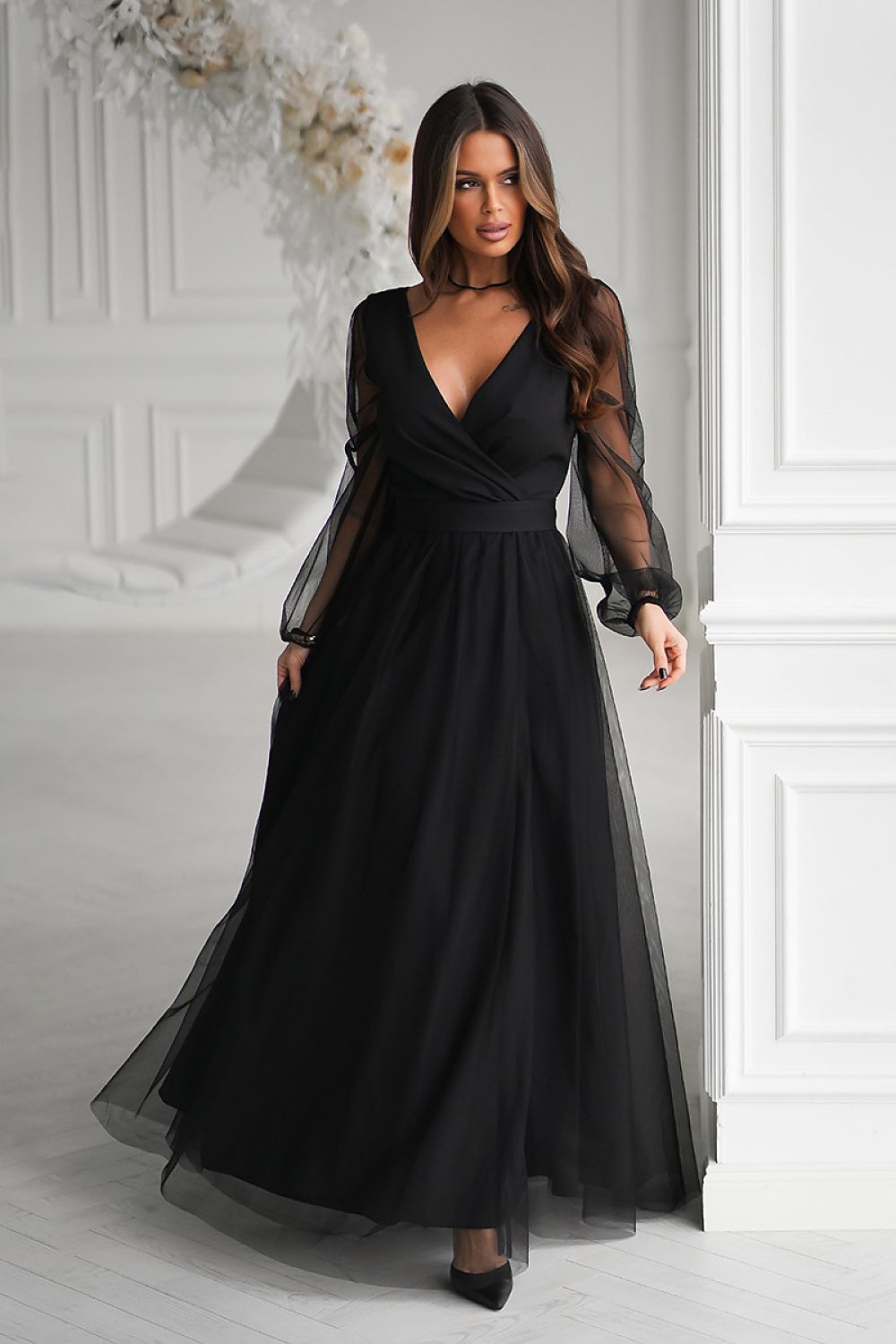  Langes Kleid model 232800 Bicotone 