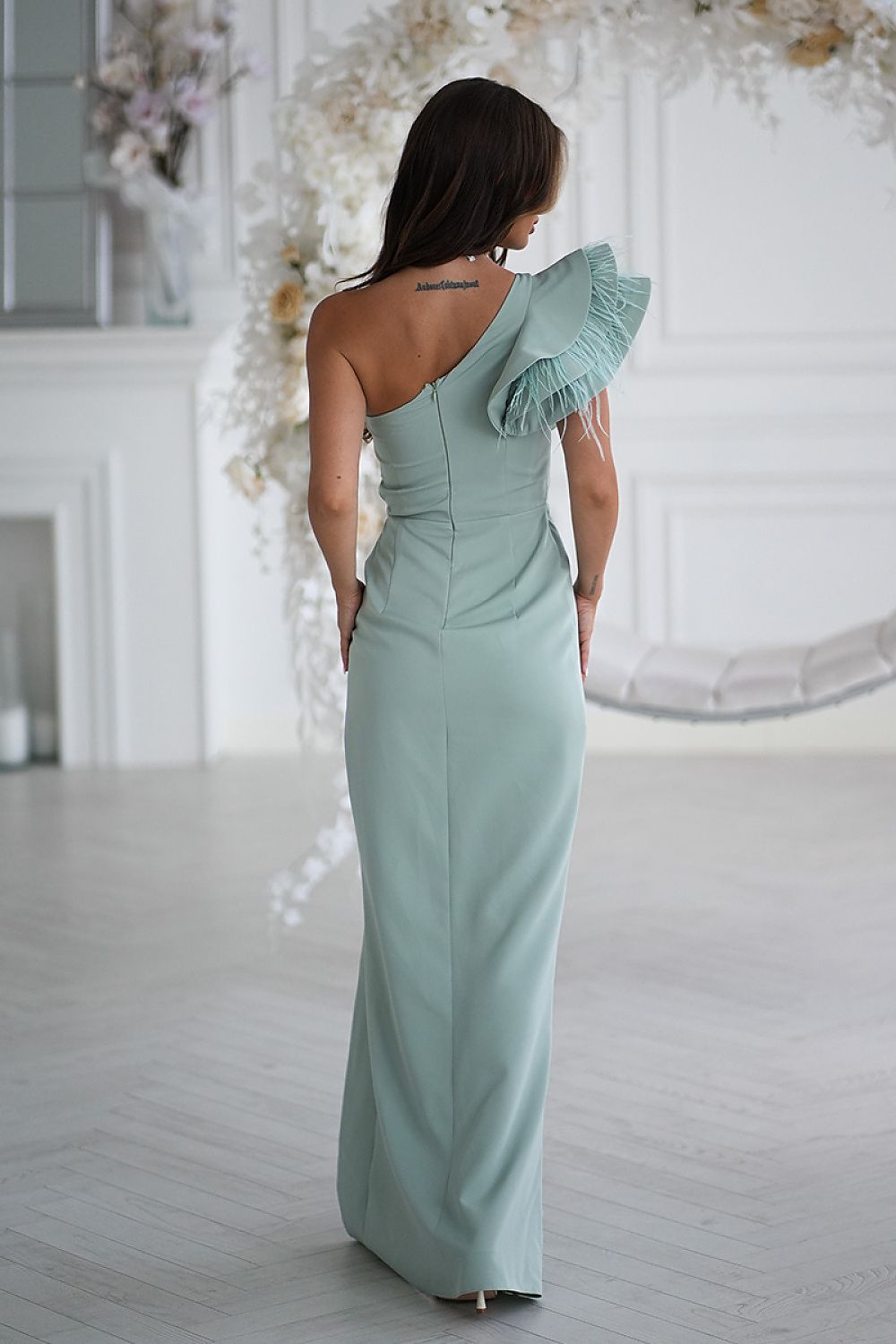  Langes Kleid model 232802 Bicotone 