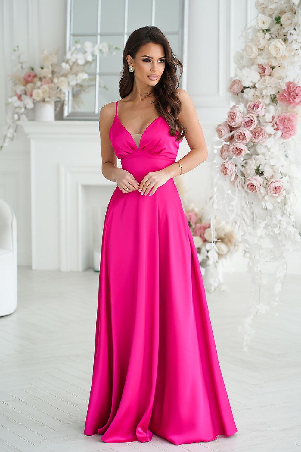  Langes Kleid model 232803 Bicotone 