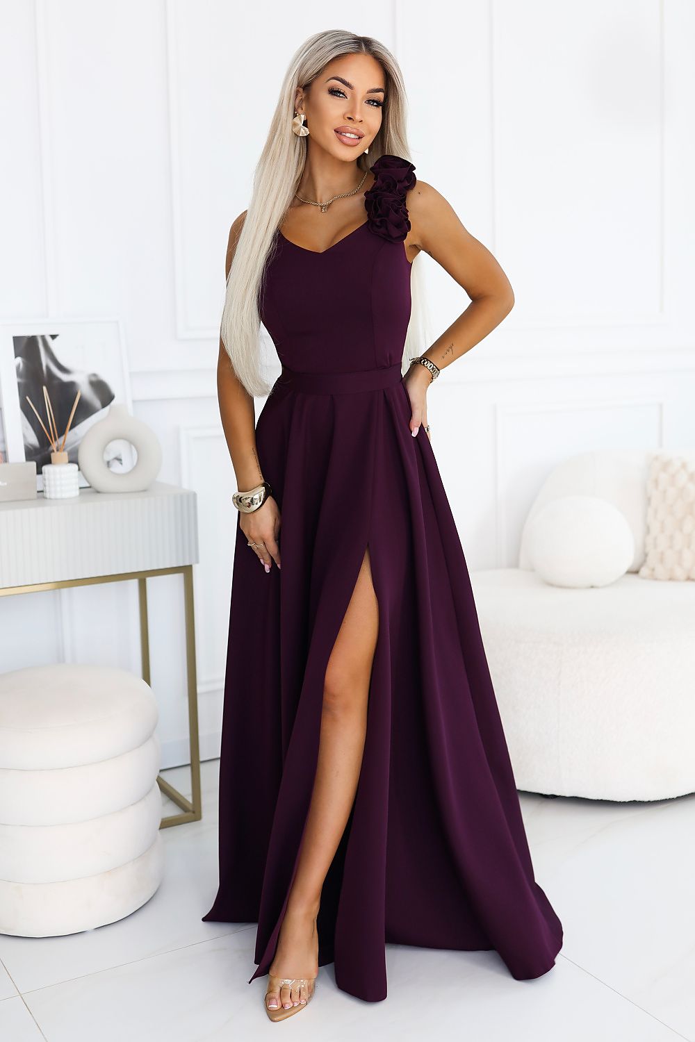  Langes Kleid model 232815 Numoco 