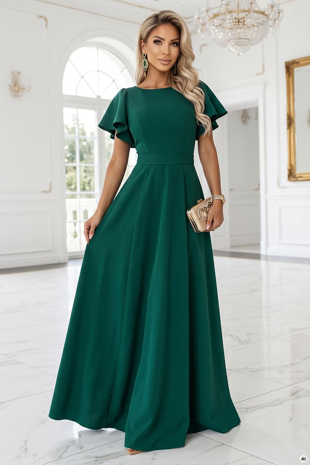  Langes Kleid model 232821 Numoco 
