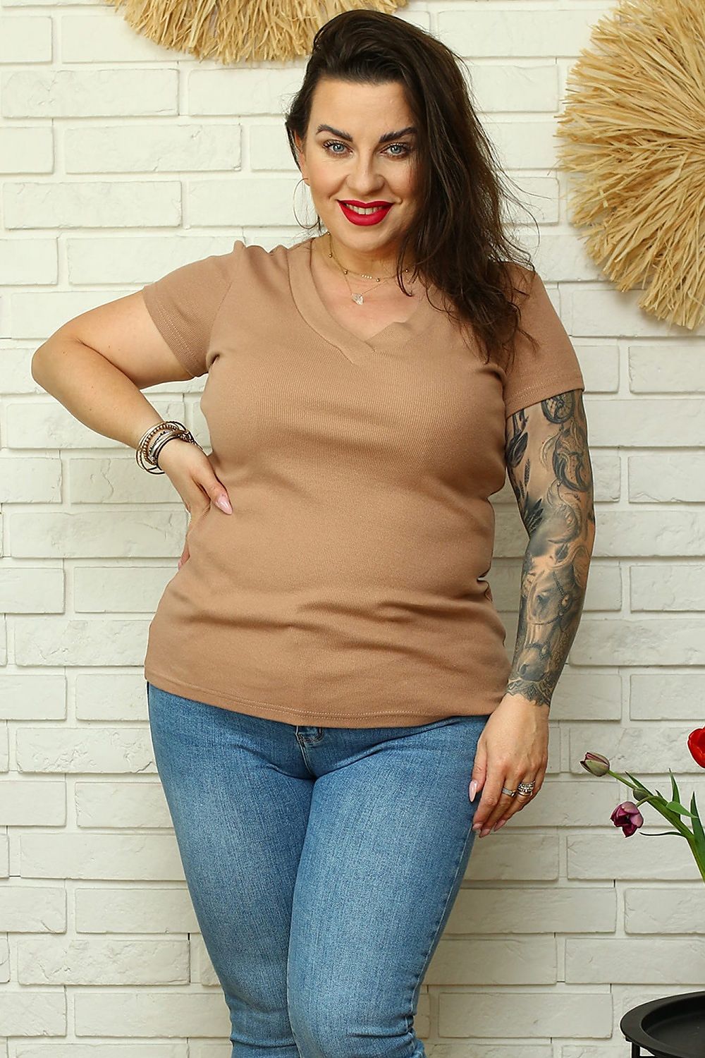 Plus-Size Bluse Model 169021 Karko