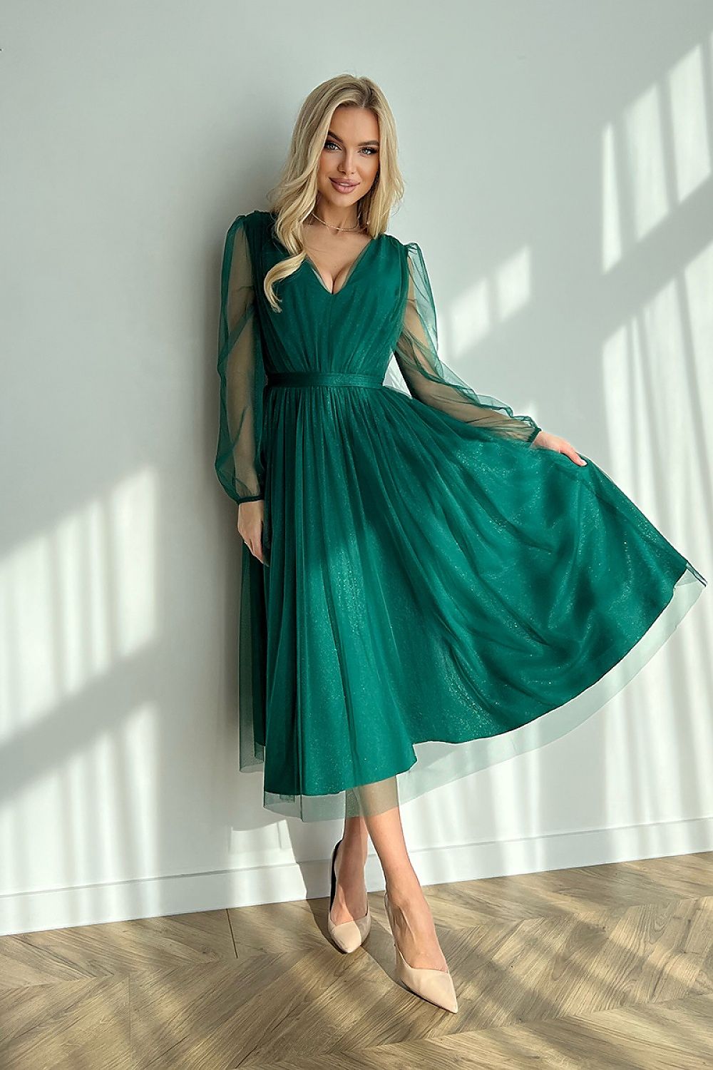 Abendkleid Model 174037 Bicotone