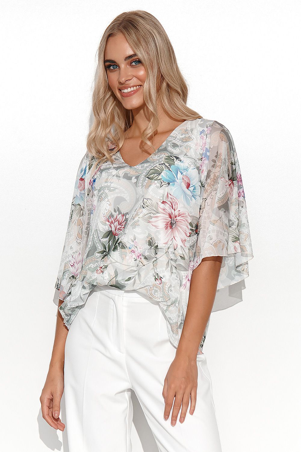 Bluse Model 176188 Makadamia
