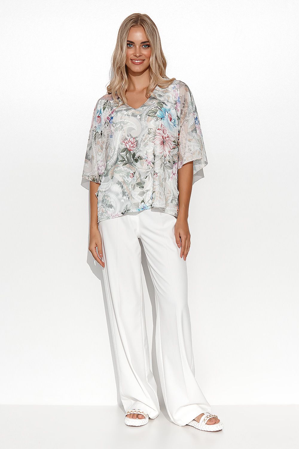 Bluse Model 176188 Makadamia