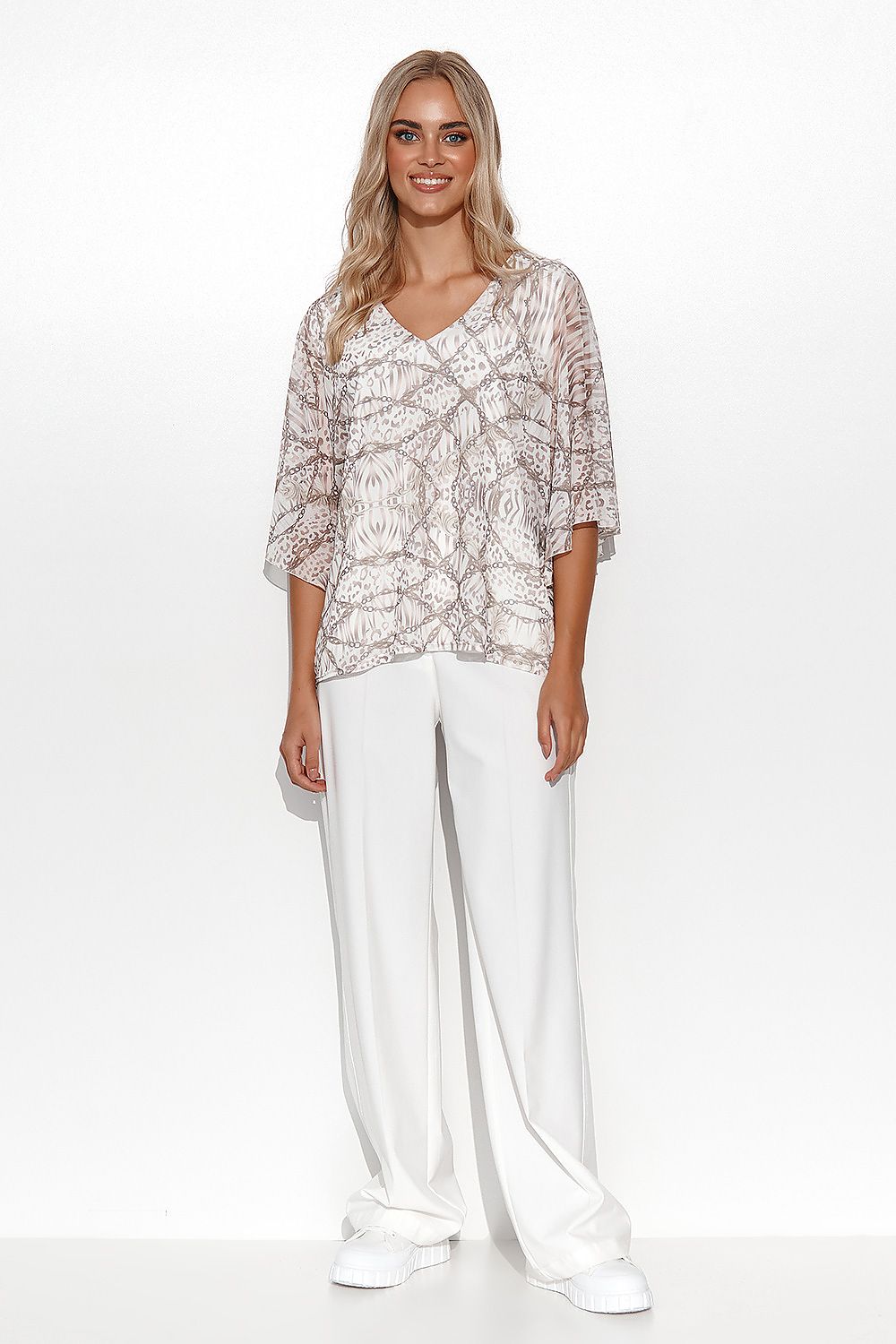 Bluse Model 176189 Makadamia