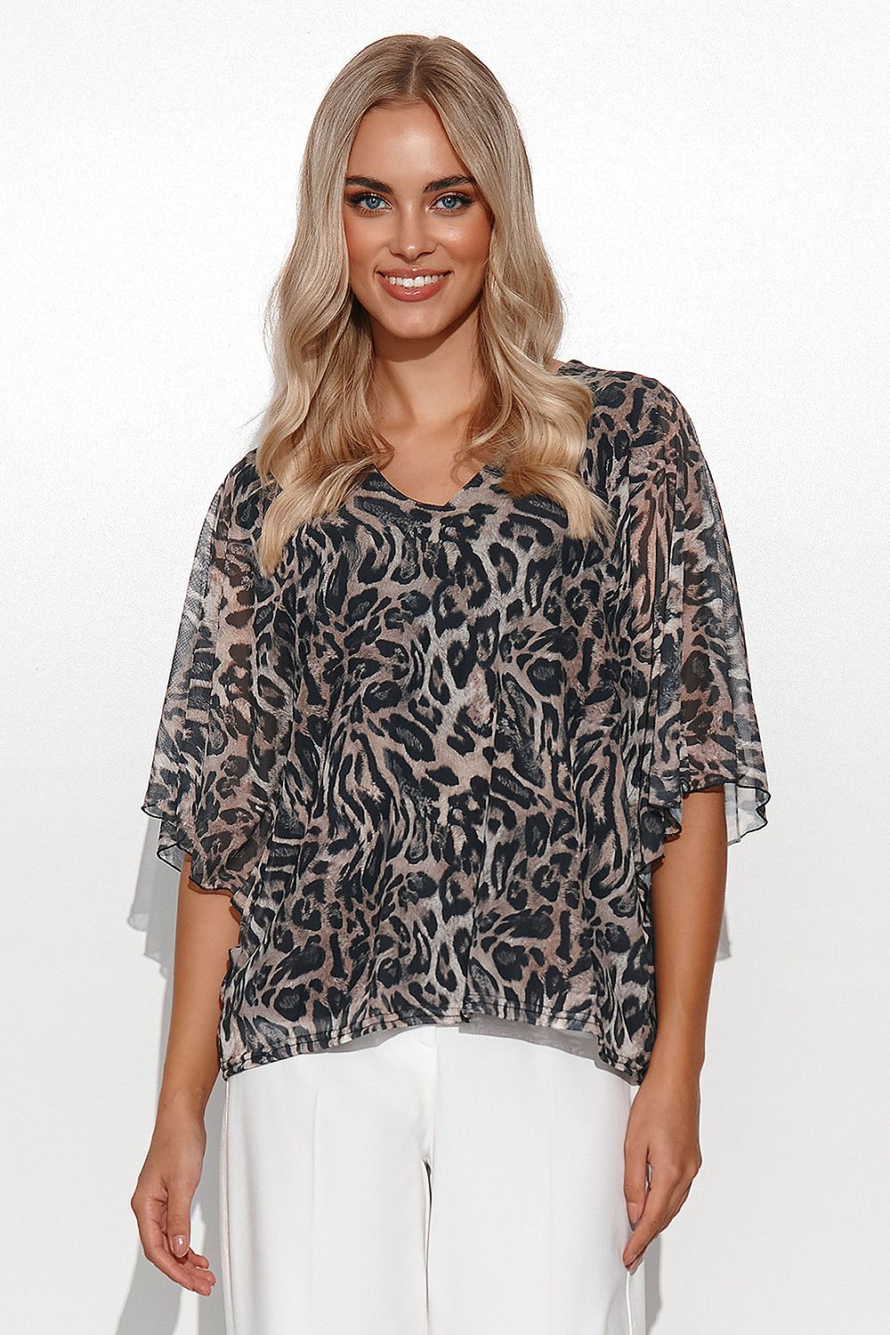 Bluse Model 176192 Makadamia