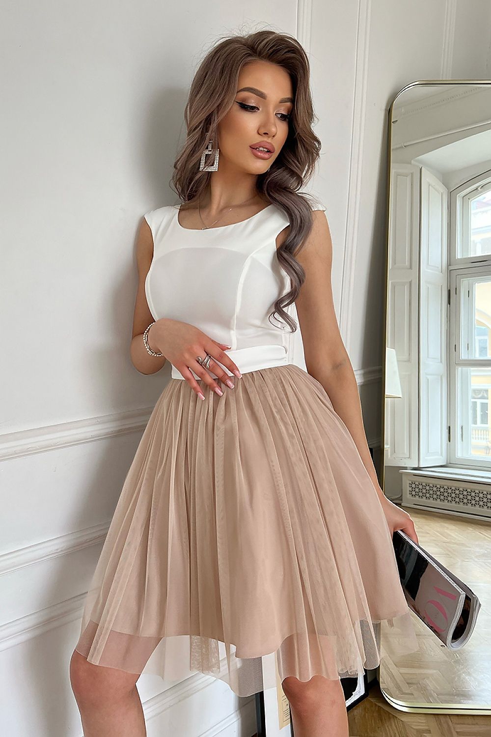 Abendkleid Model 177806 Bicotone