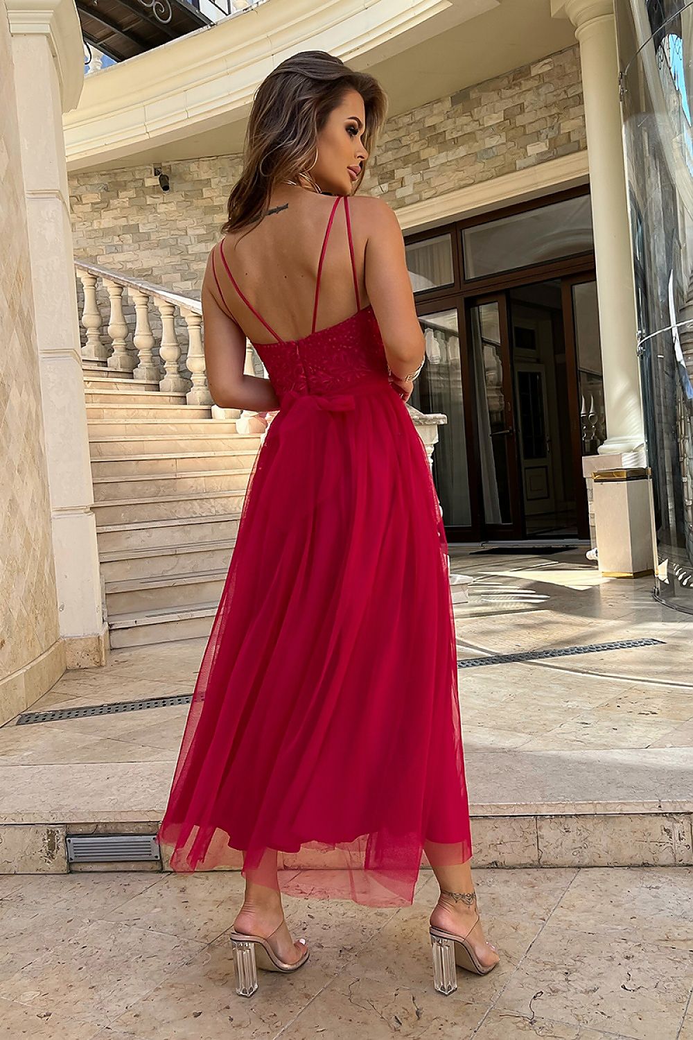 Abendkleid Model 182360 Bicotone