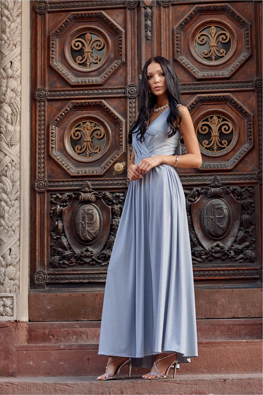 Langes Kleid Model 183763 Roco Fashion
