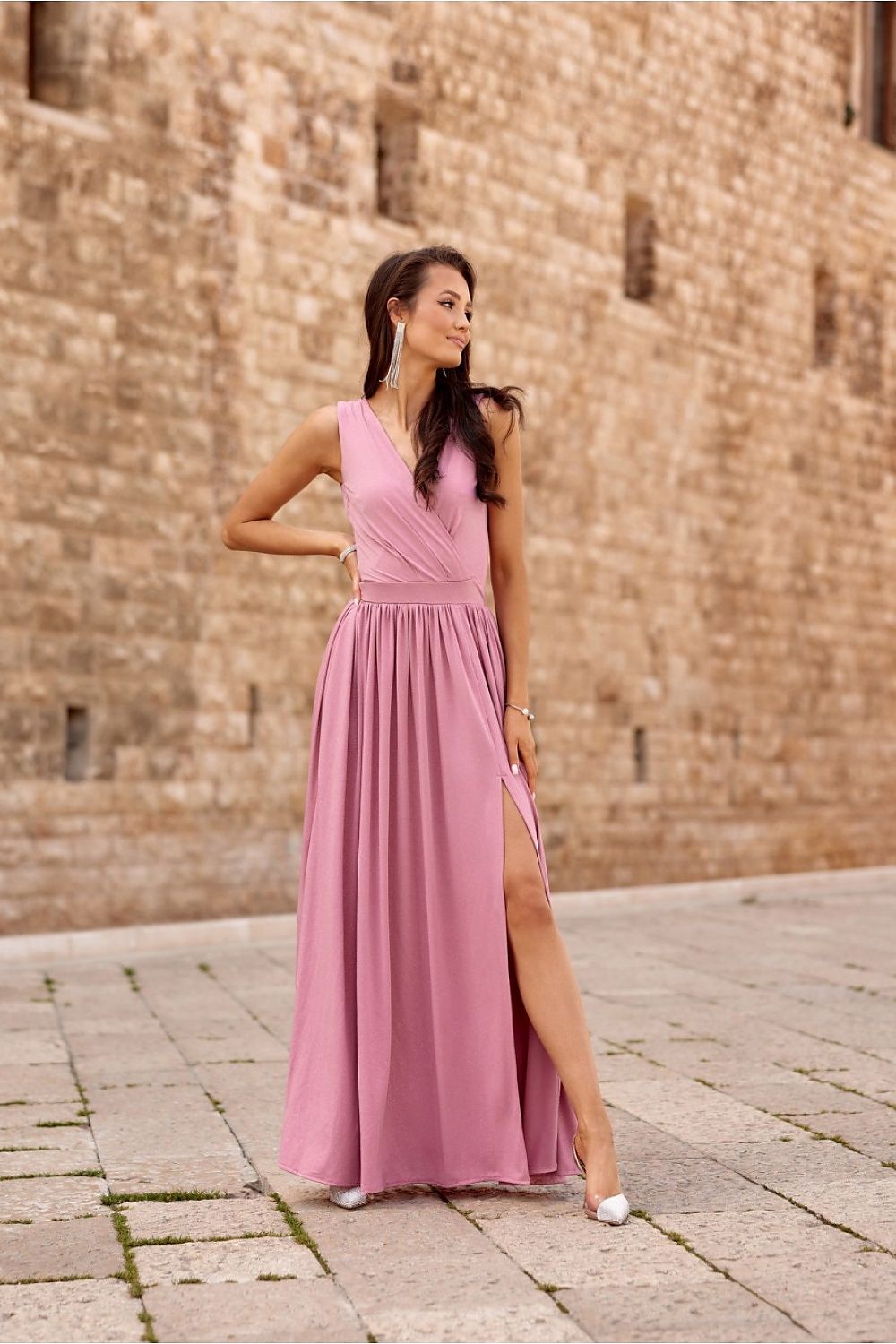 Langes Kleid Model 183765 Roco Fashion
