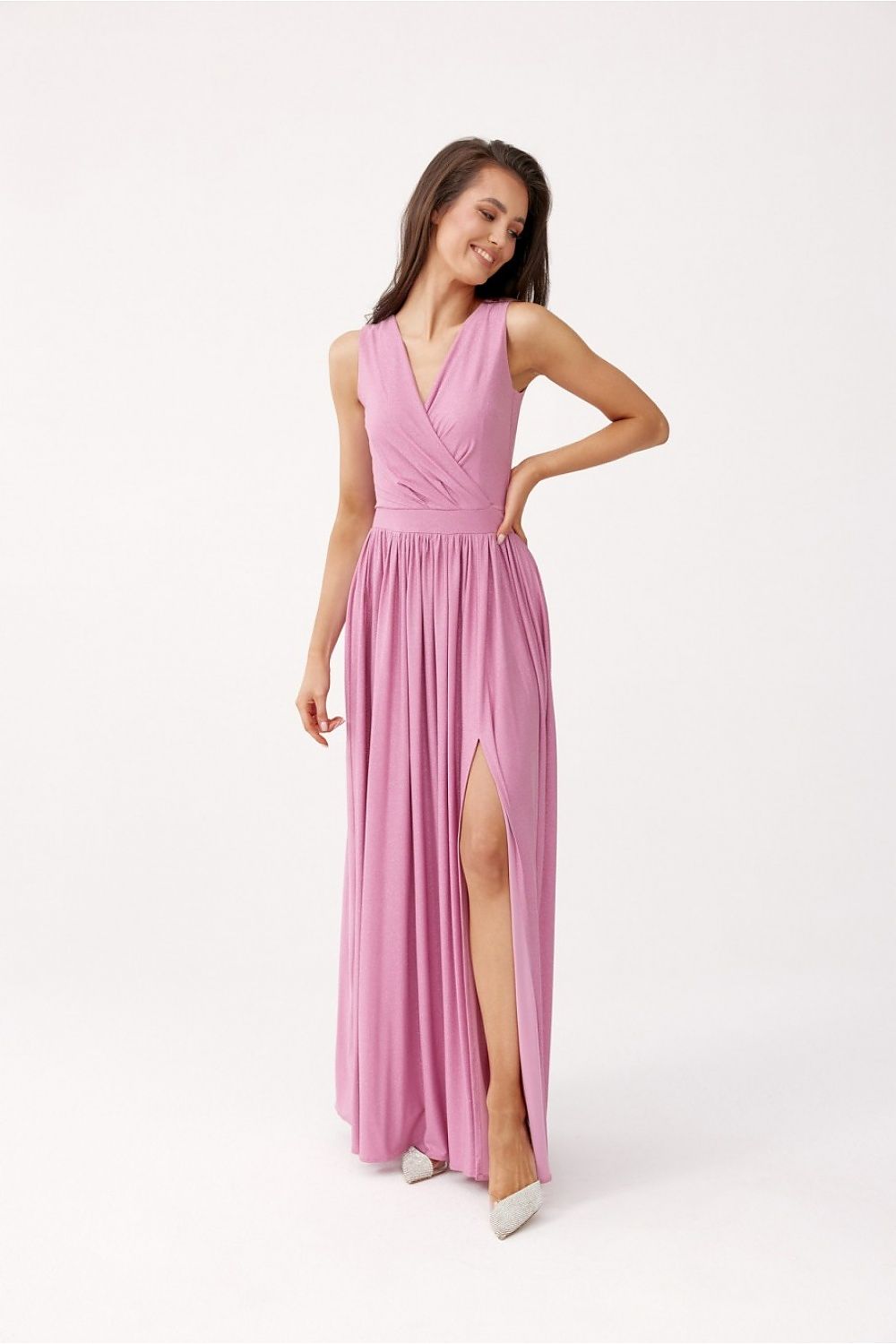 Langes Kleid Model 183766 Roco Fashion