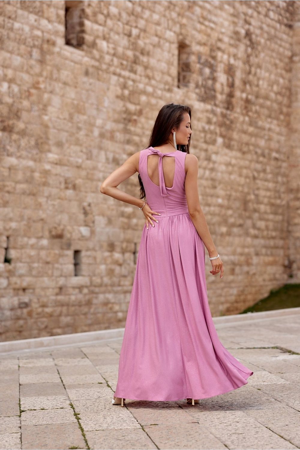 Langes Kleid Model 183766 Roco Fashion