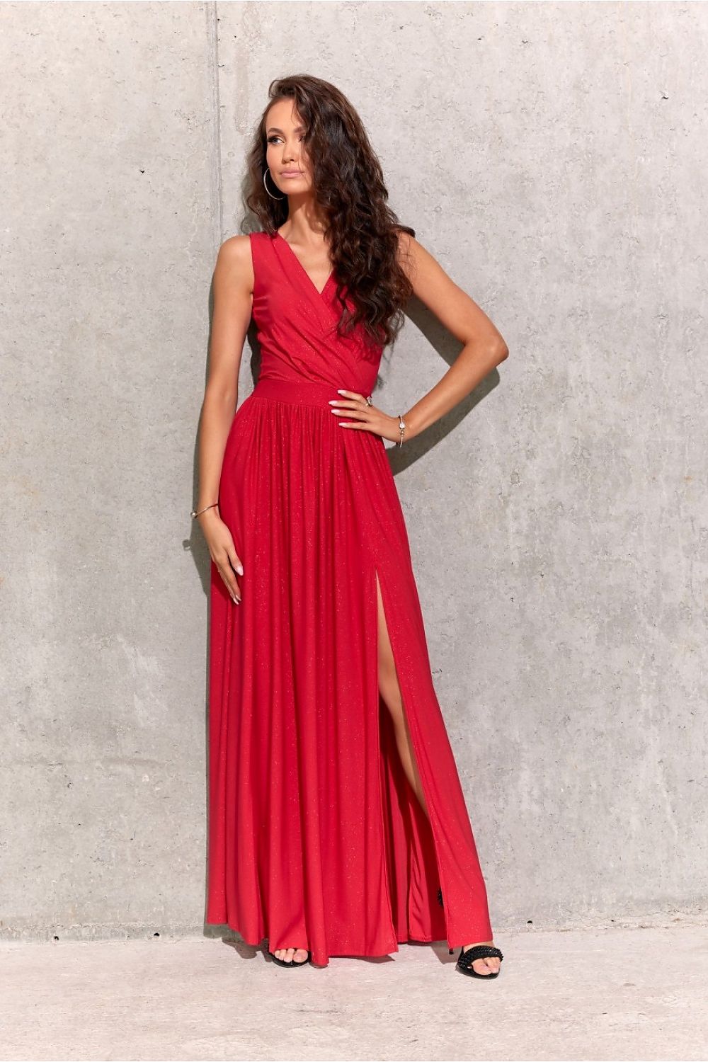 Langes Kleid Model 183769 Roco Fashion