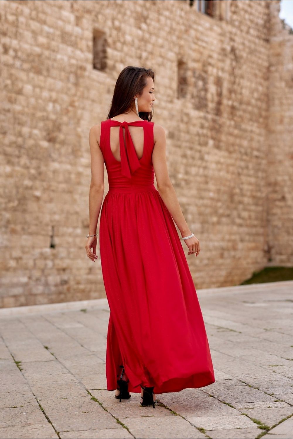 Langes Kleid Model 183769 Roco Fashion