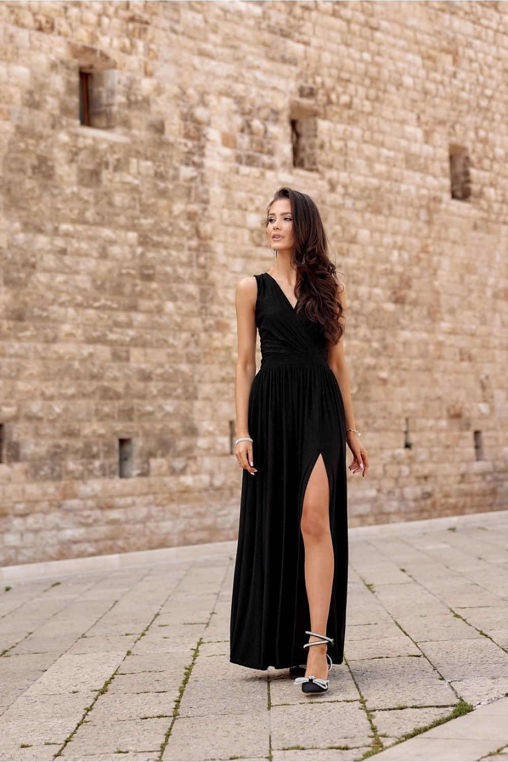 Langes Kleid Model 183770 Roco Fashion
