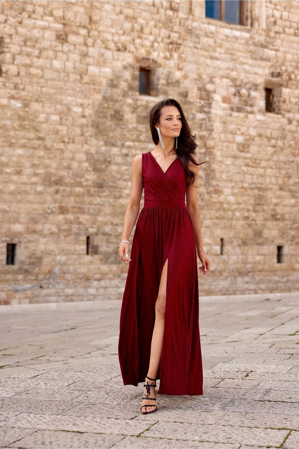 Langes Kleid Model 183772 Roco Fashion