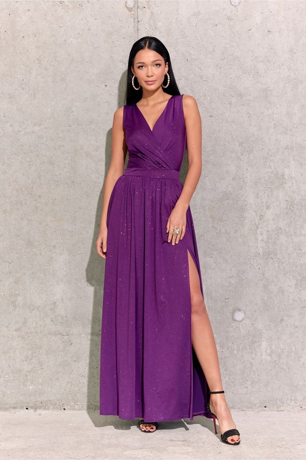 Langes Kleid Model 183773 Roco Fashion
