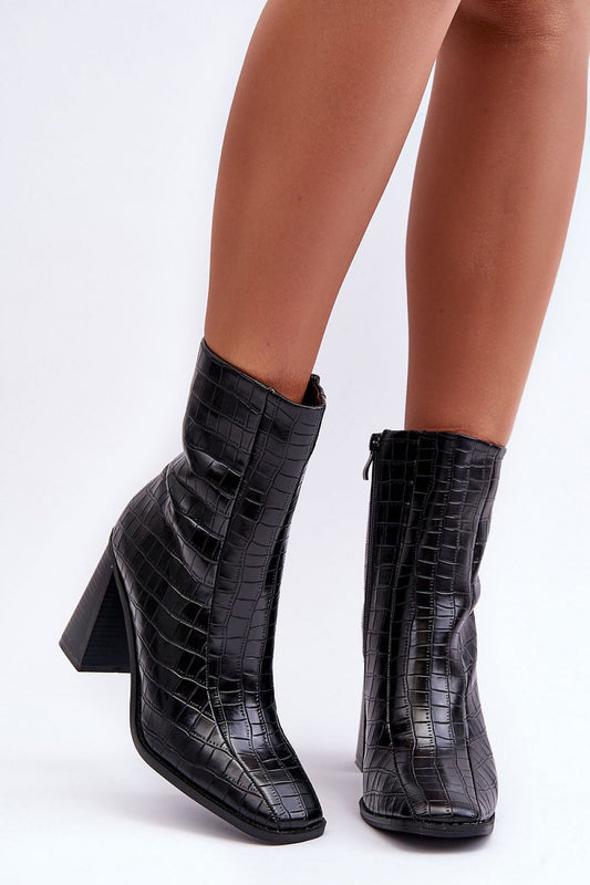 Stiefeletten mit Absatz Model 184034 Step in style