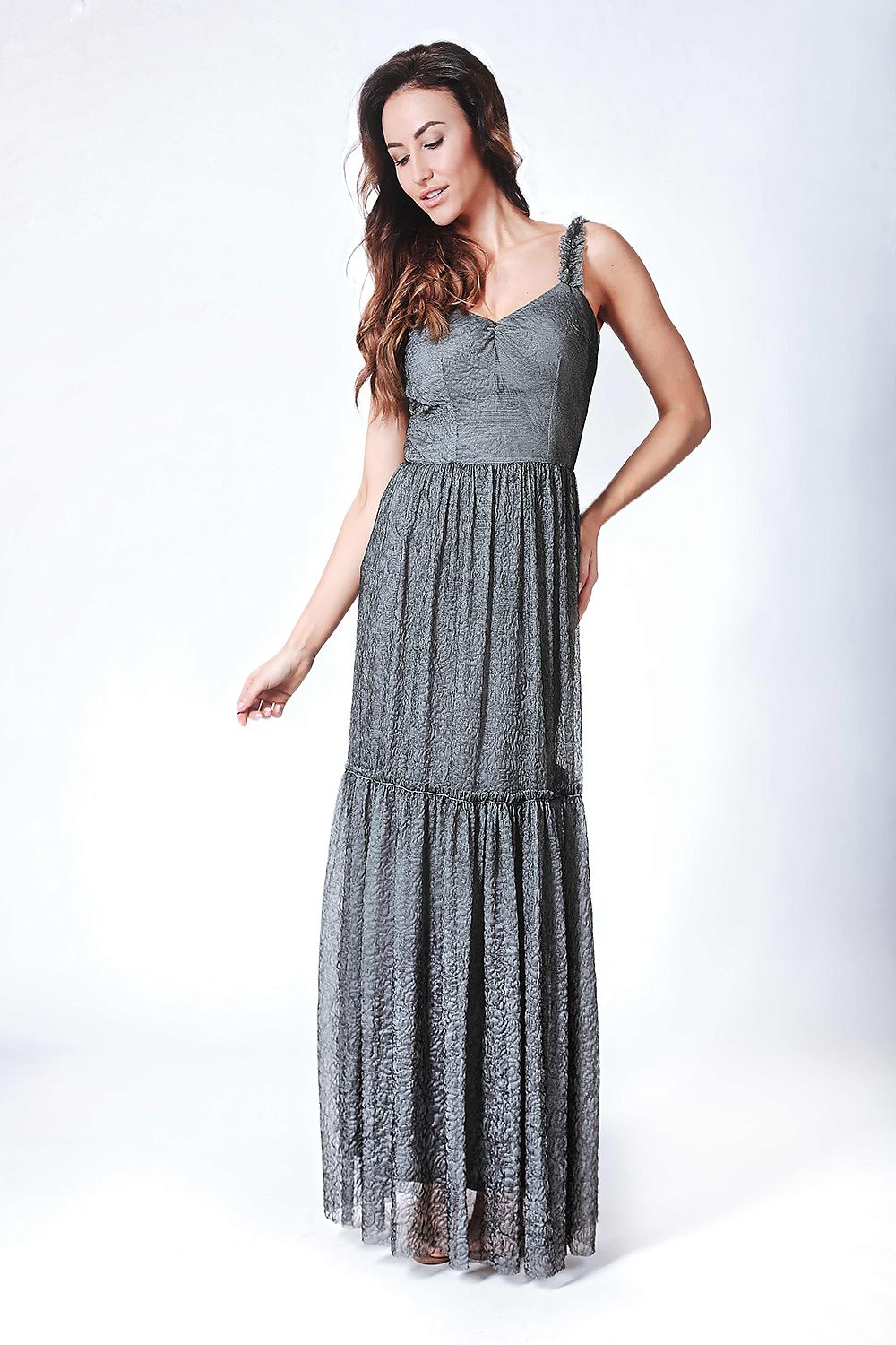 Langes Kleid Model 184333 Marselini