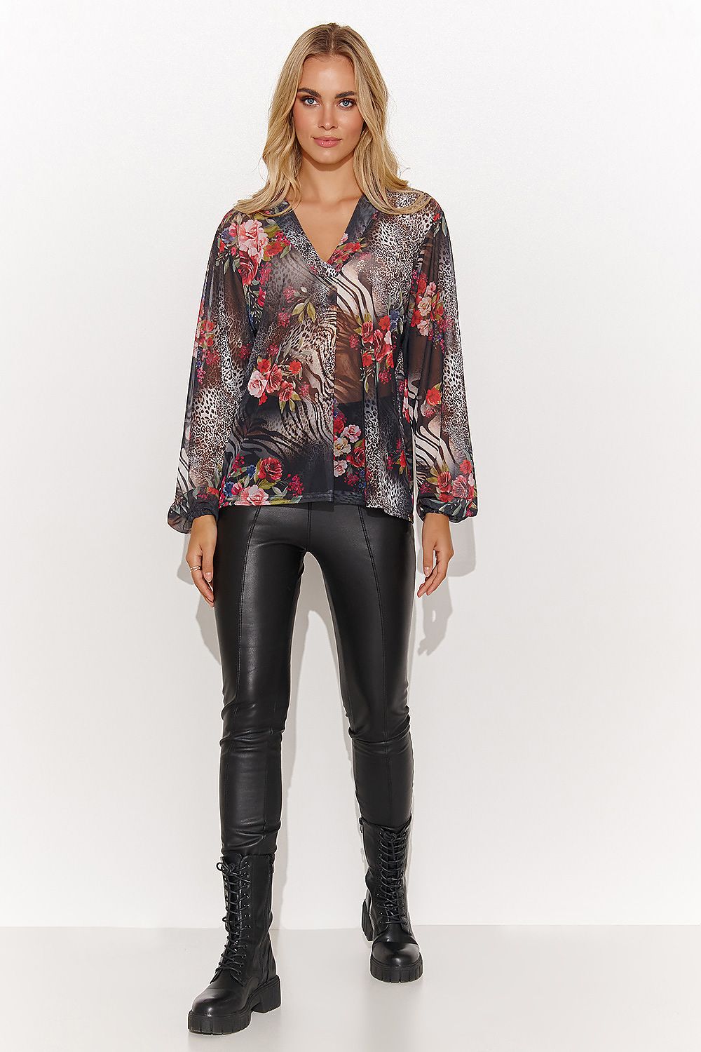 Bluse Model 184382 Makadamia