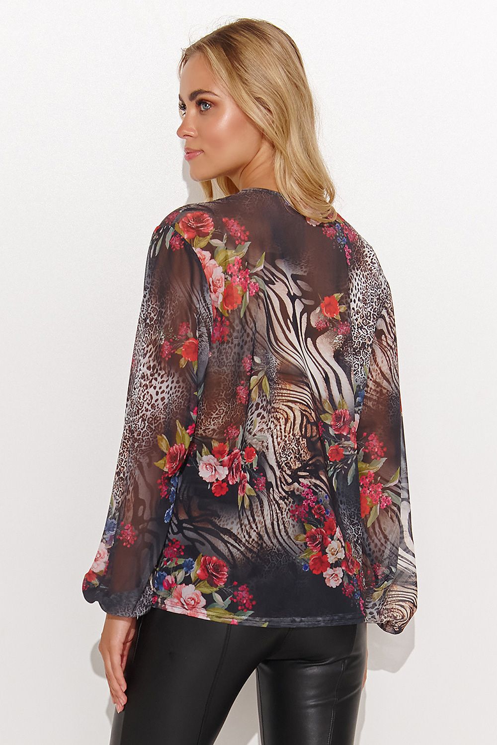 Bluse Model 184382 Makadamia