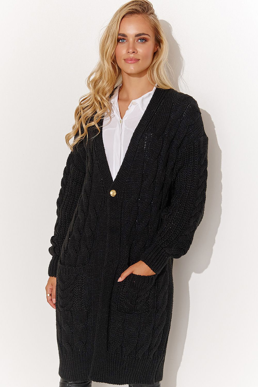 Cardigan Model 184392 Makadamia