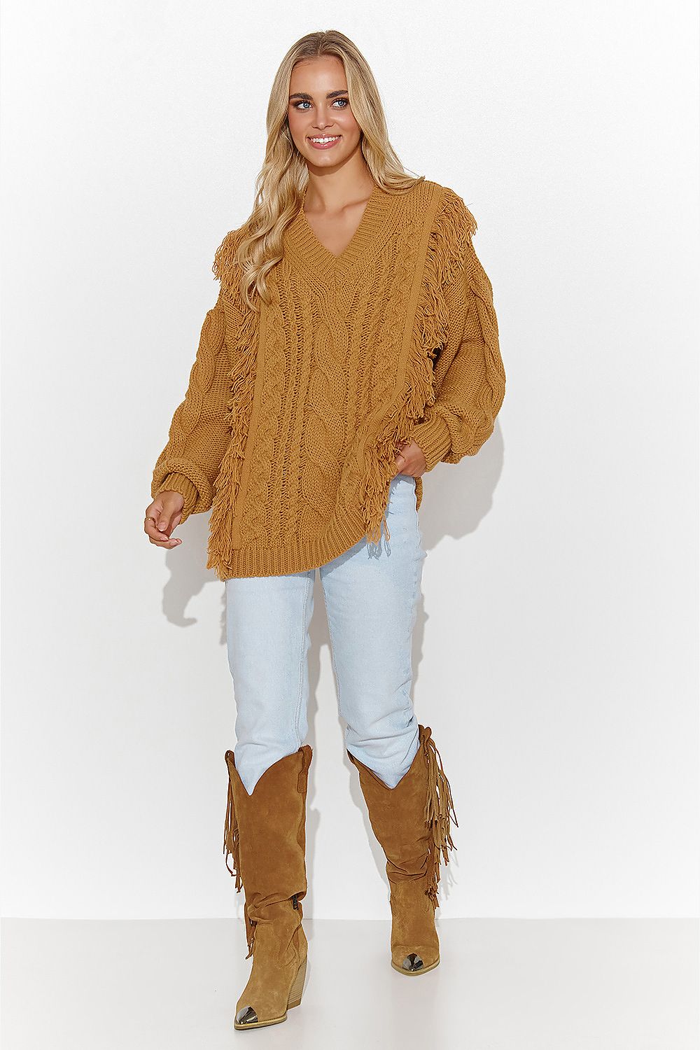 Pullover Model 184792 Makadamia