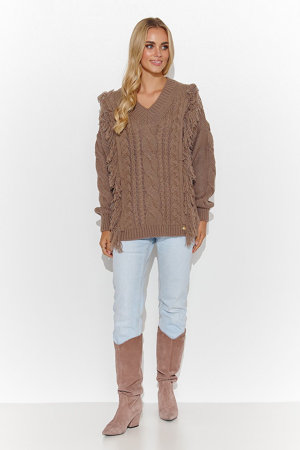 Pullover Model 184793 Makadamia
