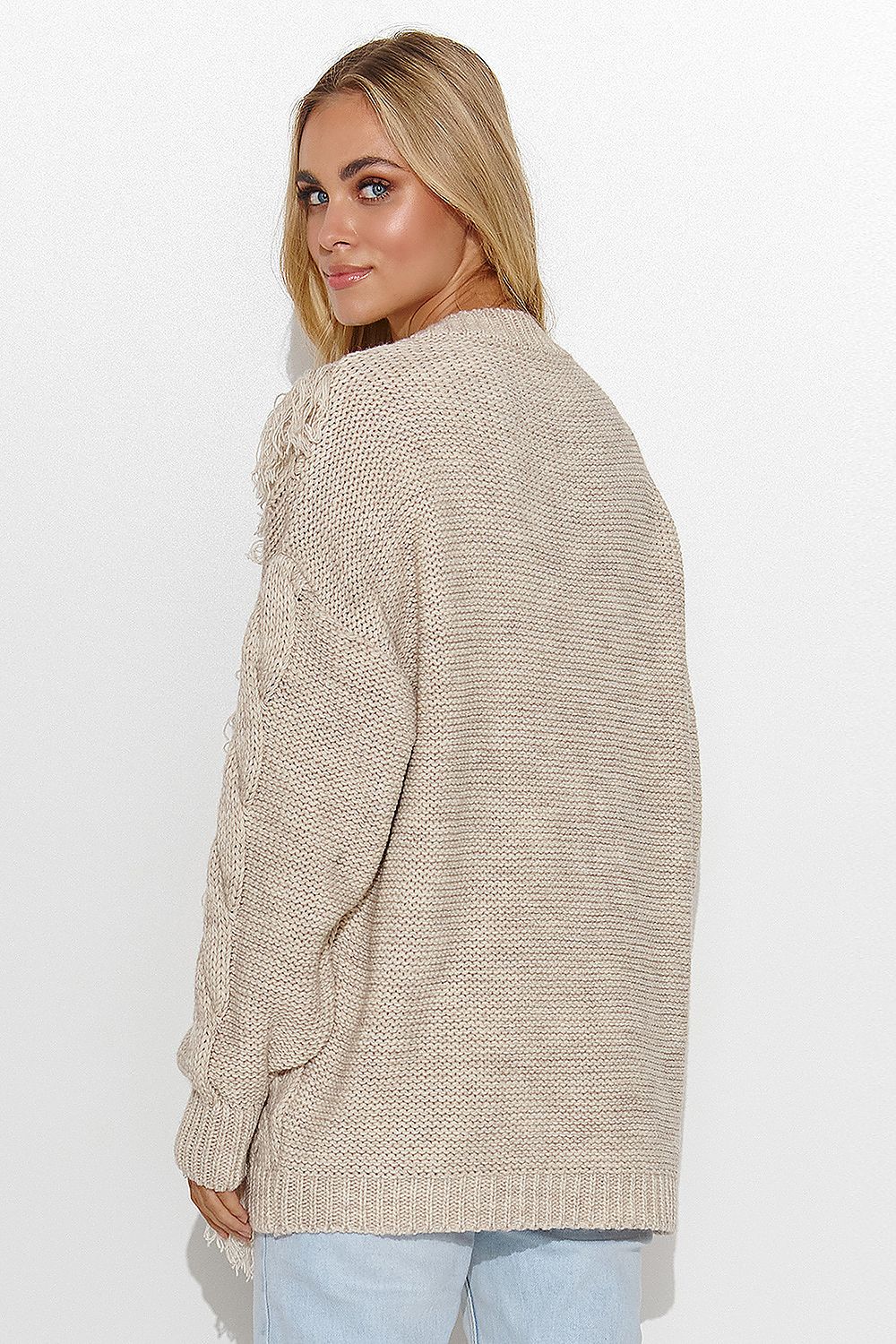 Pullover Model 184802 Makadamia