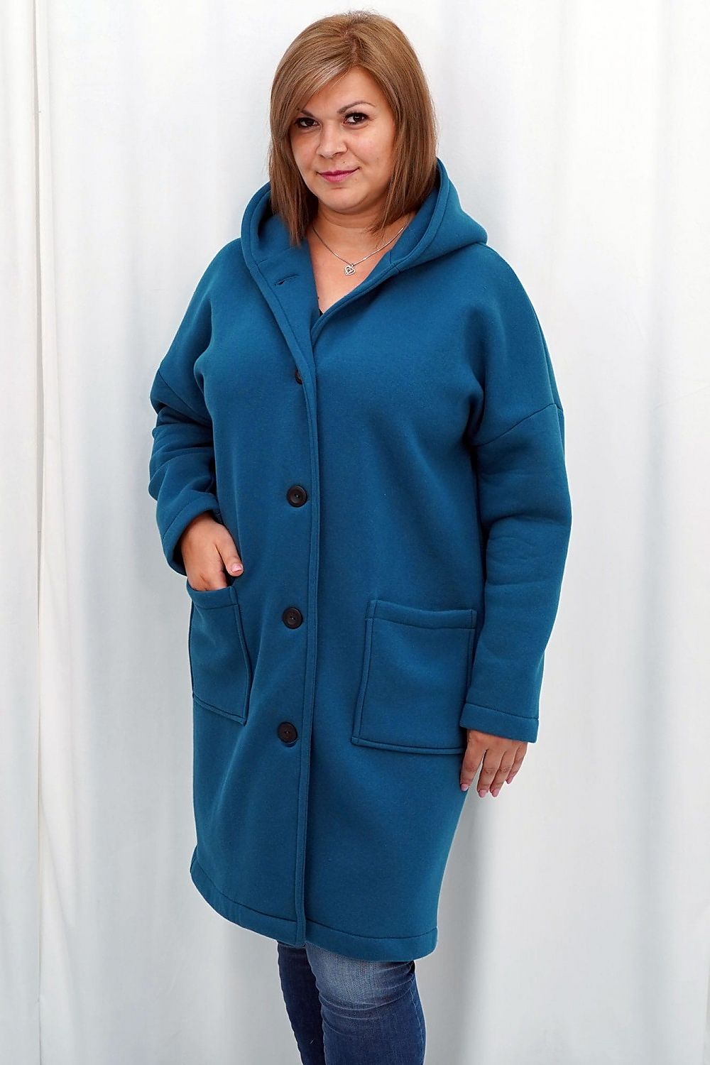 Mantel plus size Model 184905 Karko