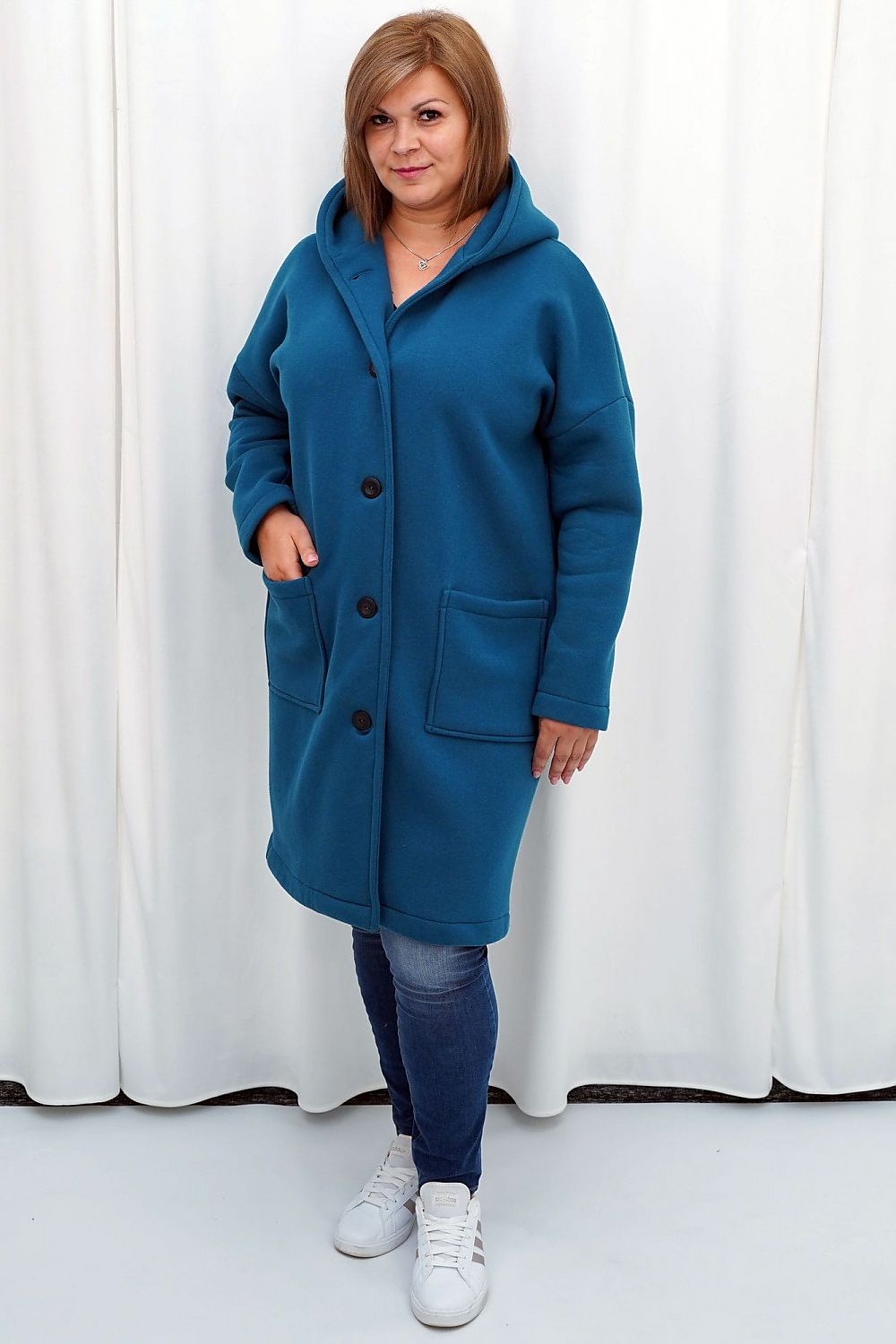 Mantel plus size Model 184905 Karko