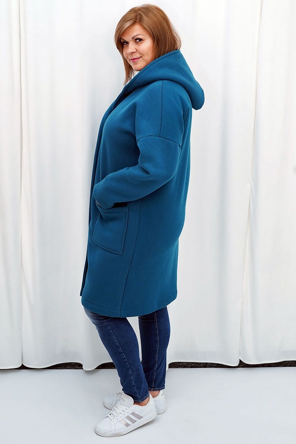 Mantel plus size Model 184905 Karko