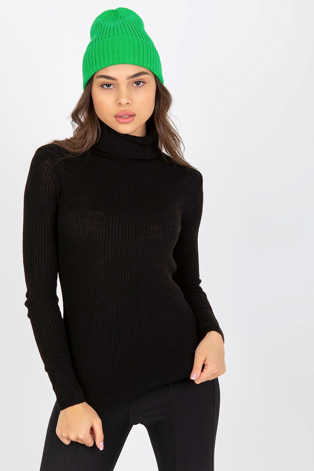 Rollkragenpullover Model 184947 Factory Price
