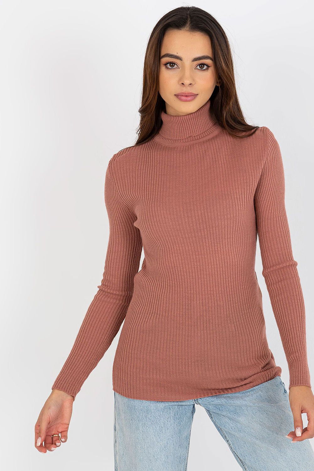 Rollkragenpullover Model 184948 Factory Price