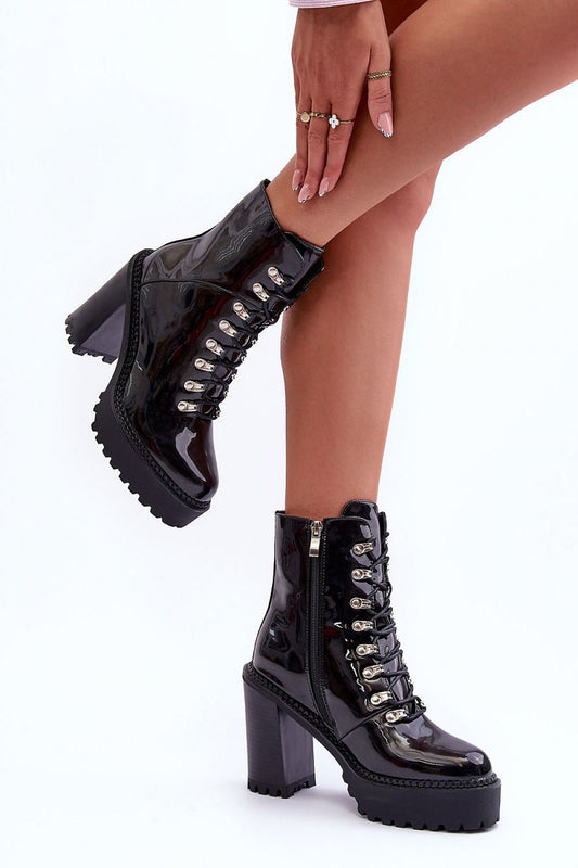 Stiefeletten mit Absatz Model 185053 Step in style
