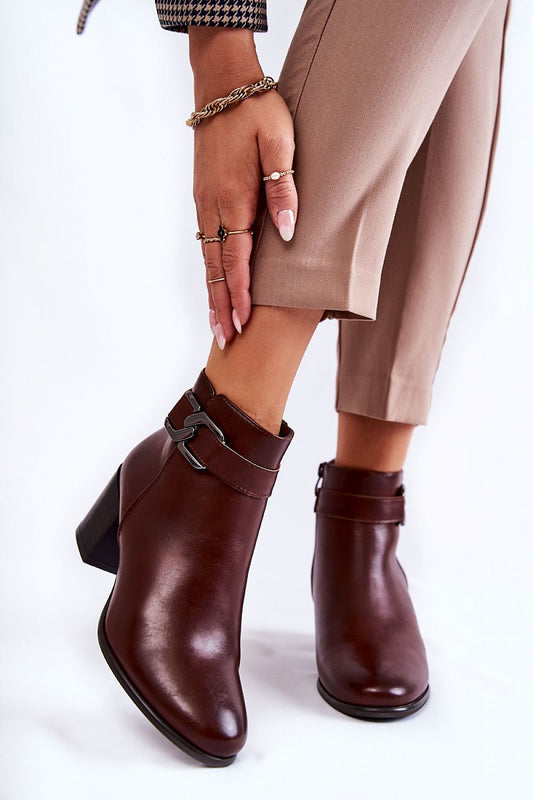 Stiefeletten mit Absatz Model 185431 Step in style