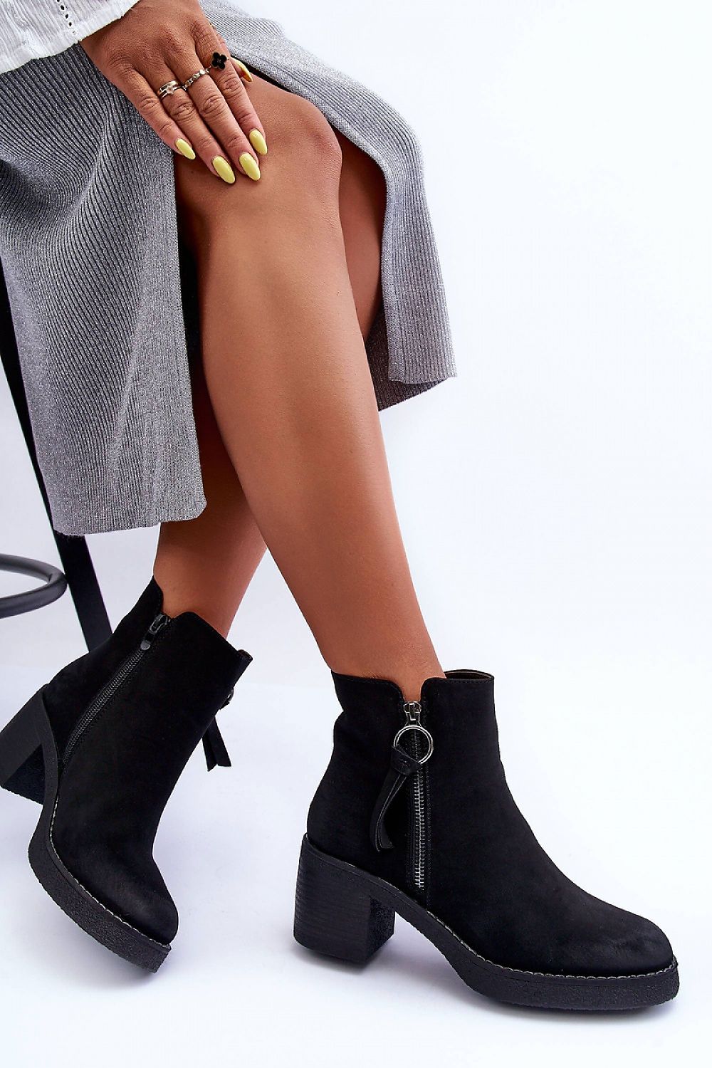Stiefeletten mit Absatz Model 185446 Step in style