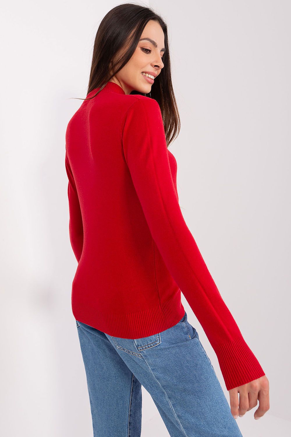 Rollkragenpullover Model 185537 Factory Price