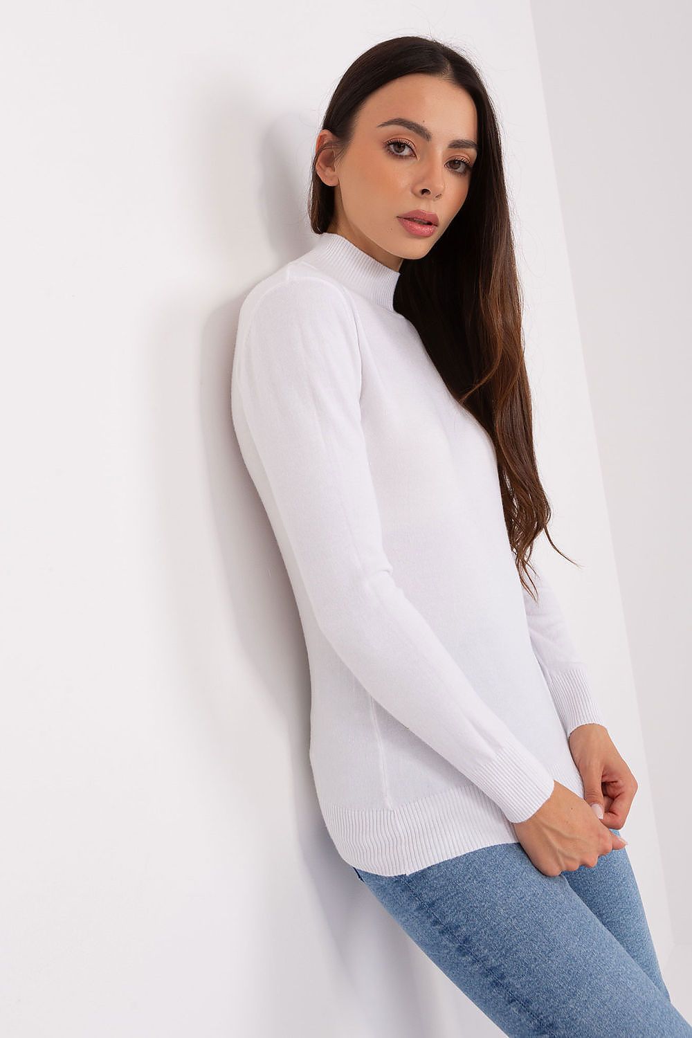 Rollkragenpullover Model 185540 Factory Price