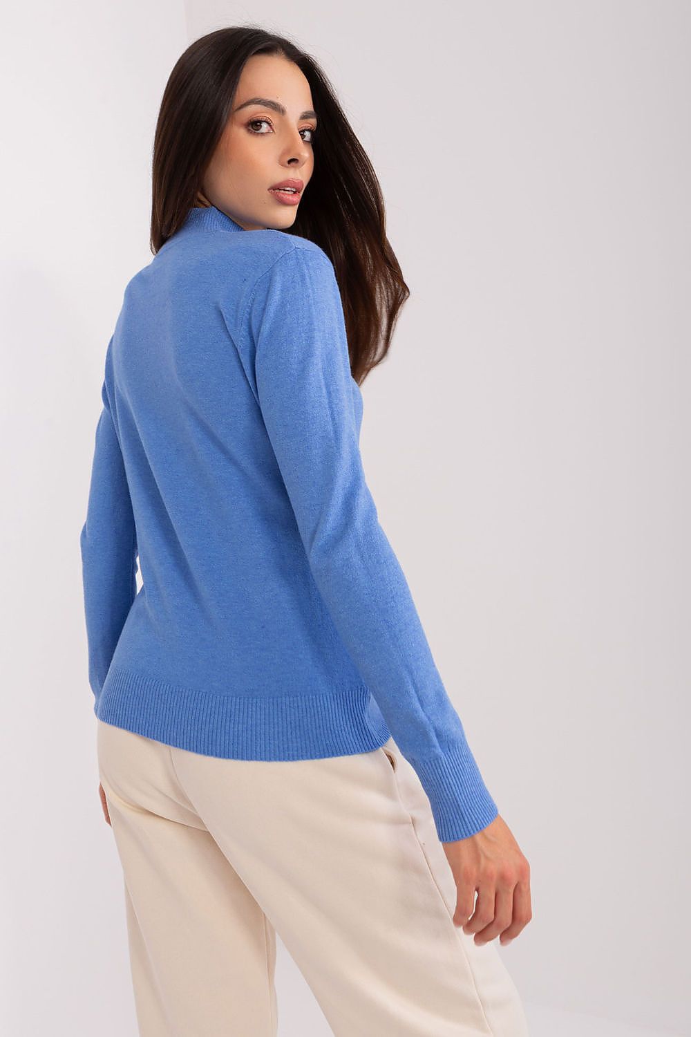 Rollkragenpullover Model 185544 Factory Price